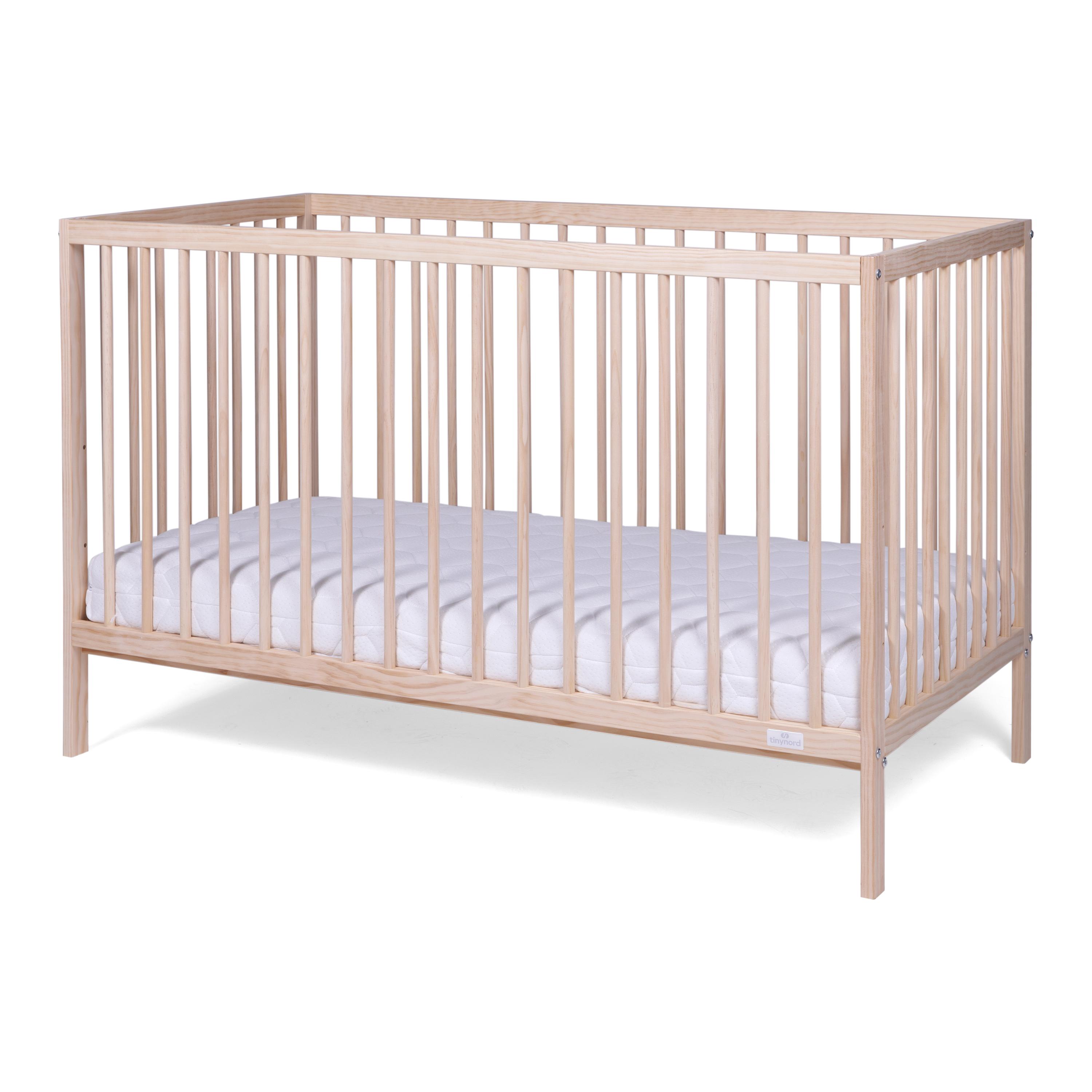 Tinynord redeļu gulta Lassy 60x120cm, Natural