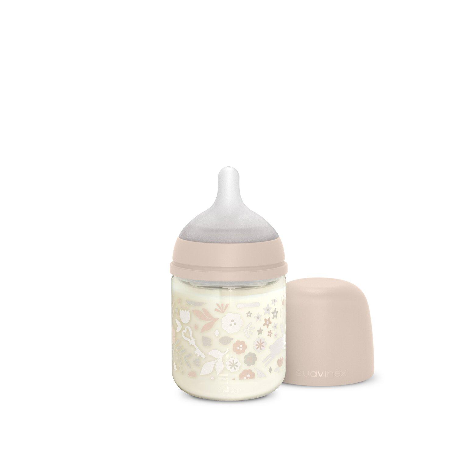 Suavinex Stikla barošanas pudele 120ml Wonderland