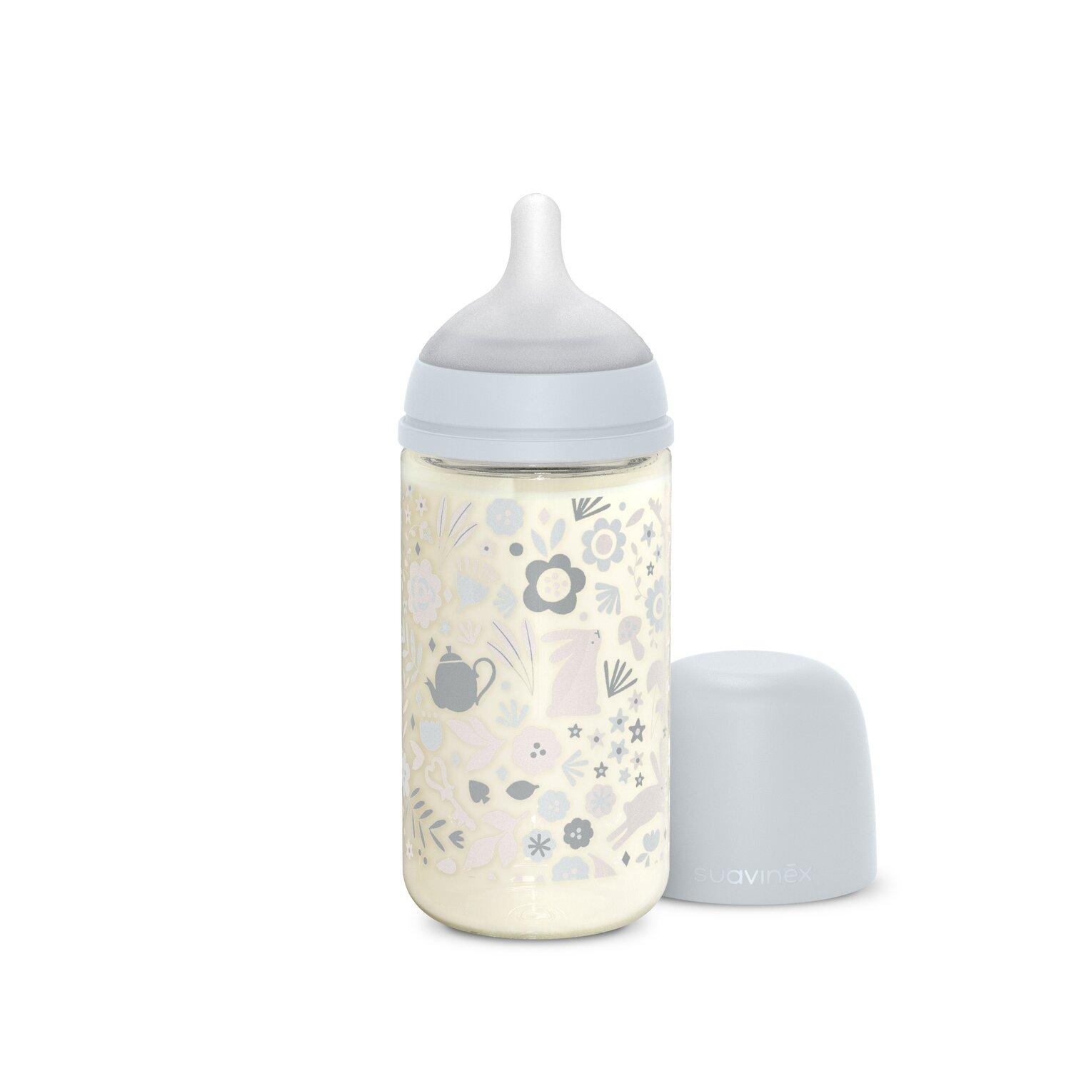 Suavinex Stikla barošanas pudele 240ml Wonderland