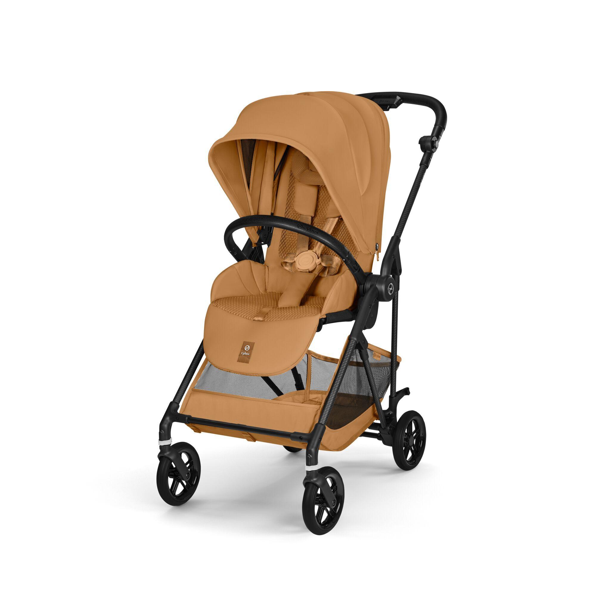 Cybex Melio Carbon pastaigu rati Cinnamon